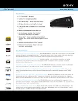 Sony STR-DN1000 Guia De Especificação