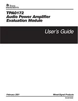 Texas Instruments TPA0172 Evaluation Module TPA0172EVM TPA0172EVM Datenbogen