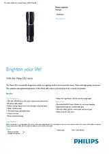 Philips Flashlight SFL4500 SFL4500/17 Листовка