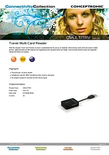 Conceptronic Travel Multi Card Reader C05-175 Справочник Пользователя