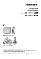 Panasonic KX-TGP500 Справочник Пользователя