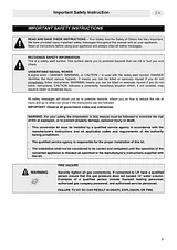 Smeg PU75ES Important Safety Instructions
