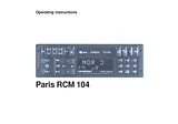 Blaupunkt PARIS RCM 104 Manuel D’Utilisation