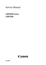 Canon lbp-3200 Service Manual