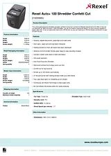 Rexel Auto+ 100X Cross Cut Shredder 2102559EU 产品宣传页