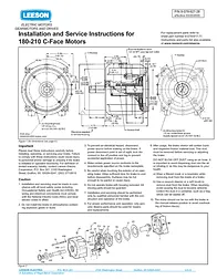 LEESON Electric Outboard Motor 180-210 Справочник Пользователя