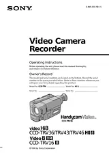 Sony CCD-TRV36 Manual Do Utilizador