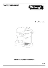 DeLonghi CC80 Benutzerhandbuch