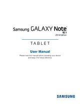 Samsung Galaxy Note 10.1 2014 Edition Справочник Пользователя
