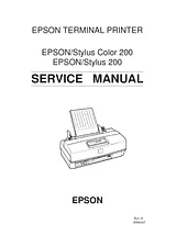 Epson Stylus 200 Manuel D’Utilisation