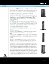 Sony LF-V30 Guia De Especificaciones