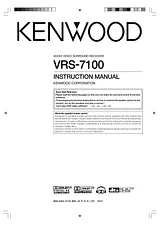 Kenwood VRS-7100 Manual De Usuario