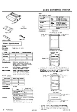 Epson LX-810 Product Datasheet