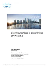 Cisco Cisco Unified SIP Proxy Software 1.1 Licensing Information