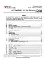 Texas Instruments LM3445 Evaluation Board LM3445-120VFLBK/NOPB LM3445-120VFLBK/NOPB Manual Do Utilizador