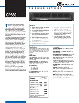 Crown cp660 Техническое Руководство