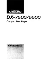 ONKYO dx-5500 Guida Utente