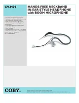COBY electronic CV M29 Leaflet