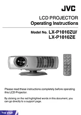 JVC LX-P1010ZU Manual De Usuario