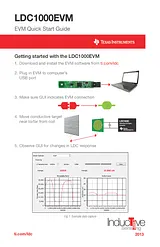 Texas Instruments LDC1000EVM - Evaluation Module for Inductance to Digital Converter with Sample PCB Coil LDC1000EVM LDC1000EVM 사용자 설명서