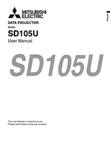 Mitsubishi Electronics SD105U Manual Do Utilizador