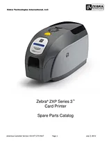 Zebra ZXP3 P1031925-004 Справочник Пользователя