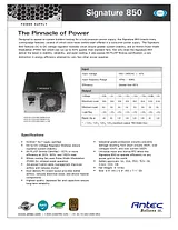 Antec Signature 850 SG-850 EC 产品宣传页