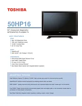 Toshiba 50hp16 Manuel D’Utilisation