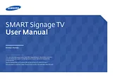 Samsung 48 po Téléviseur d'affichage commercial SMART Manual Do Utilizador