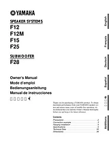 Yamaha F12M Manual De Usuario