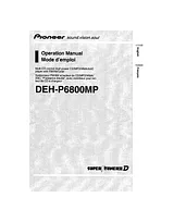 Pioneer DEH-P6800MP User Manual
