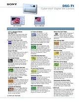 Sony DSC-T1 Leaflet