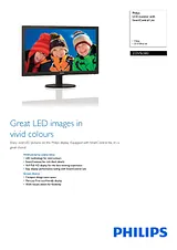 Philips LCD monitor with SmartControl Lite 223V5LSB2 223V5LSB2/10 プリント