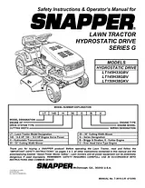 Snapper L T145H33GBV Manual Do Utilizador