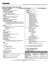 Toshiba C855-S5241 PSC72U-024006 User Manual