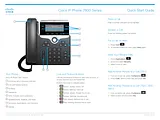 Cisco Cisco IP Phone 7821 Betriebsanweisung