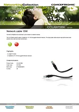 Conceptronic Network cable 15M C07-034 Prospecto