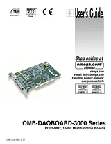 Omega OMB-DAQBOARD-3000 사용자 설명서