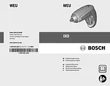 Bosch IXO Cutter 060398100M ユーザーズマニュアル