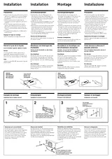 Sony XR-4880 Installation Guide