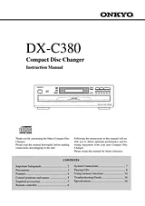 ONKYO DX-C380 Manual Do Utilizador
