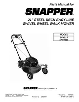 Snapper SPV211S Benutzerhandbuch