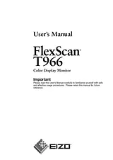 Eizo FlexScan T966 User Manual