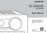 ONKYO tx-nr545 Manuale Proprietario