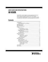 National Instruments NI 6509 Справочник Пользователя