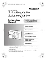 Olympus Stylus 740 Ознакомительное Руководство
