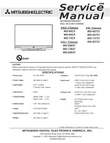 Mitsubishi Electronics WD-73737 Справочник Пользователя