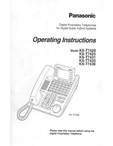 Panasonic KX-T7436 User Manual