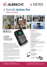 Albrecht Tectalk Actio Pro 29850 Техническая Спецификация