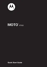 Motorola XT502 Manual Do Utilizador